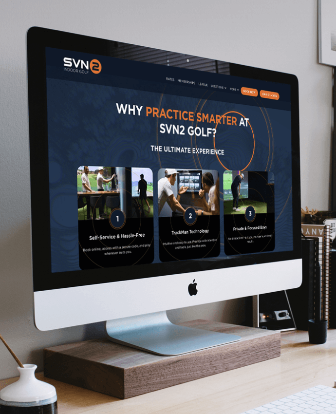 SVN2 Golf Indoor Golf Website